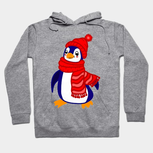 Perry the Penguin Hoodie by scullinc